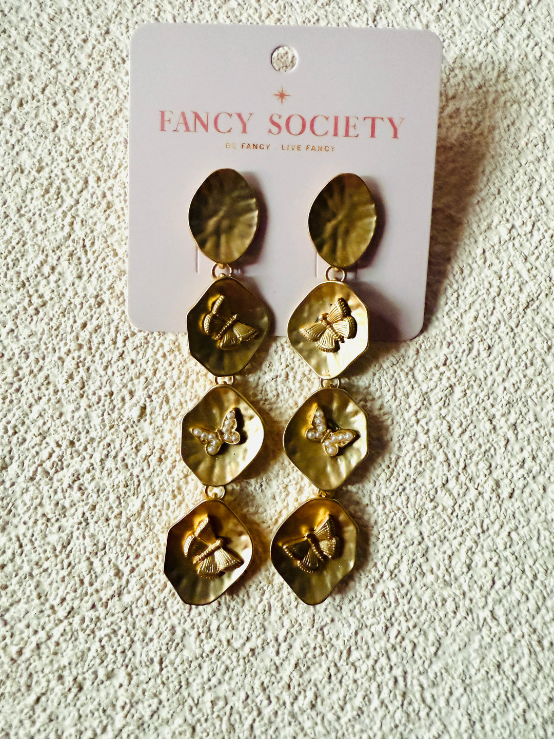 Butterfly Drop Earrings