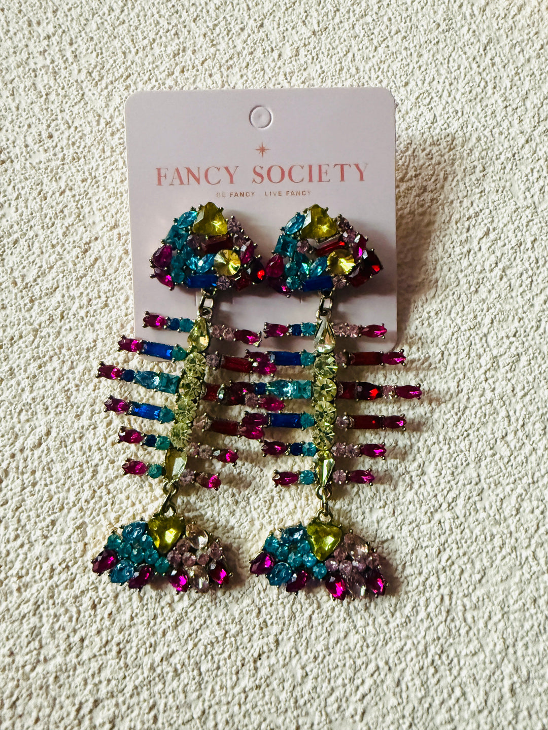 Colorful Fish Statement Earrings