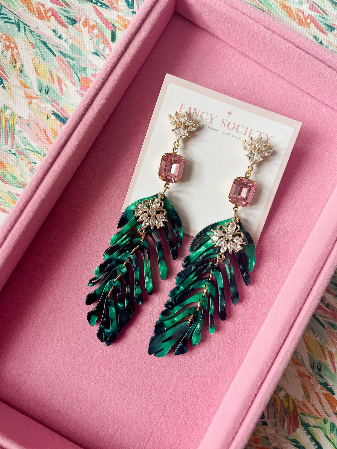 Tropical Glam Girl Earrings