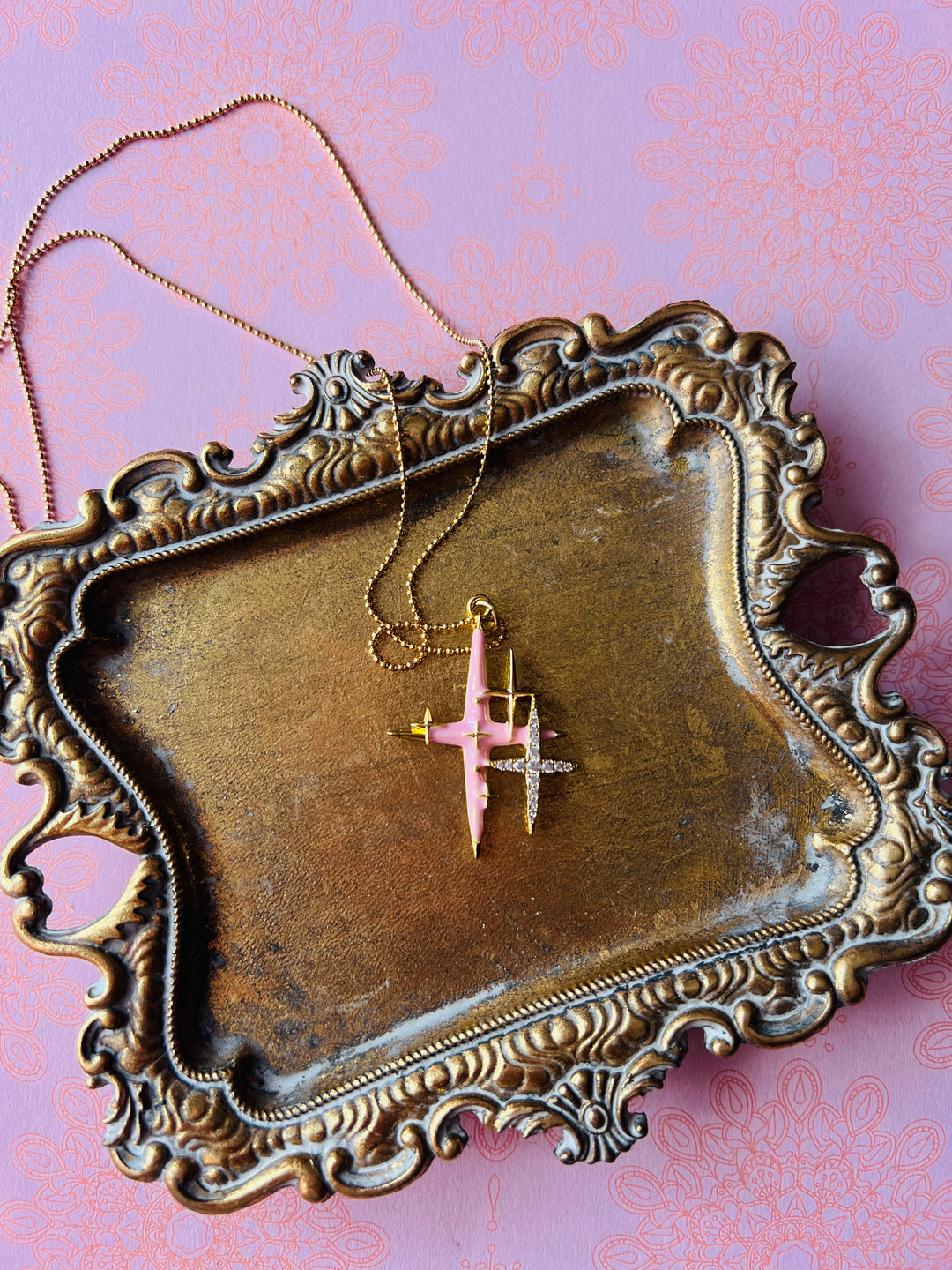 Pink Sparkle Necklace
