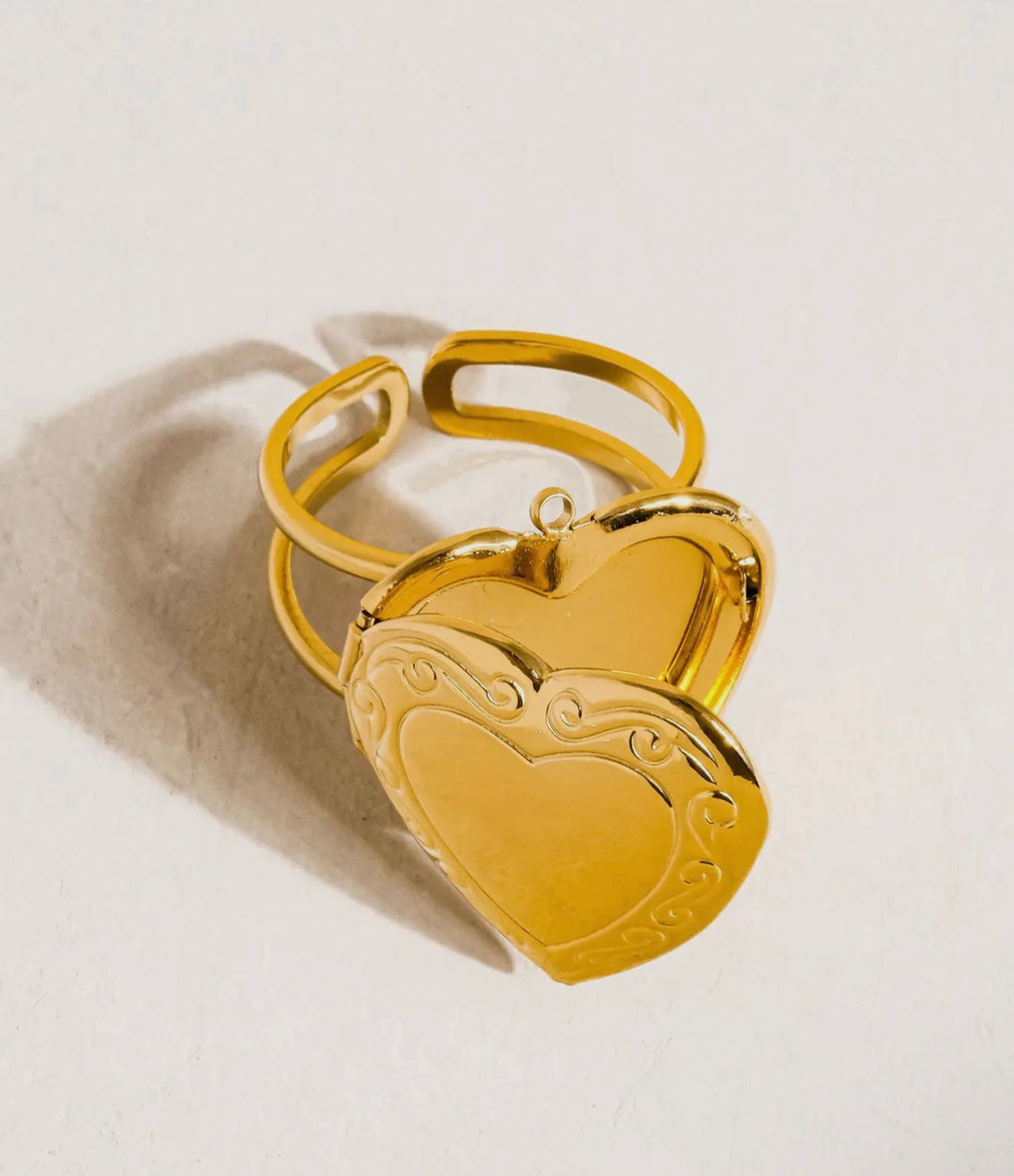 Heart Locket Ring