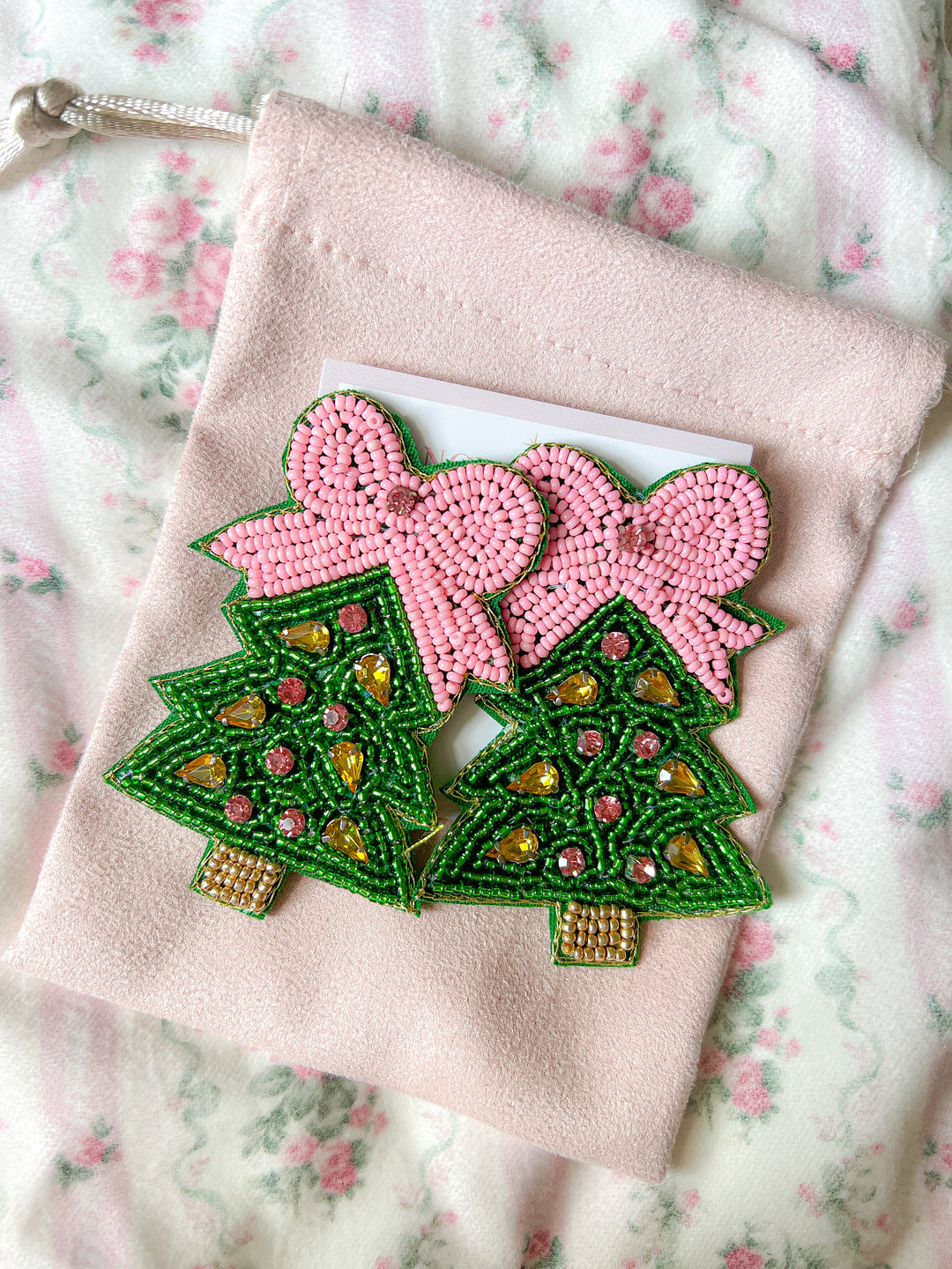 Fancy Christmas Tree Earrings