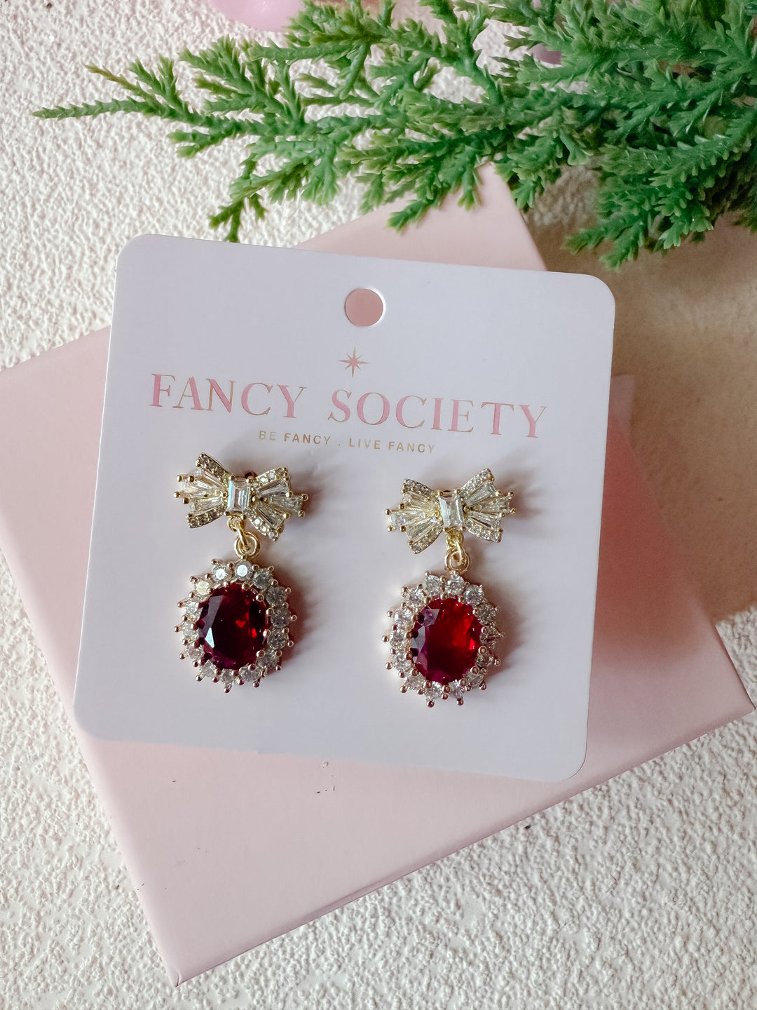Scarlet Spark Earrings