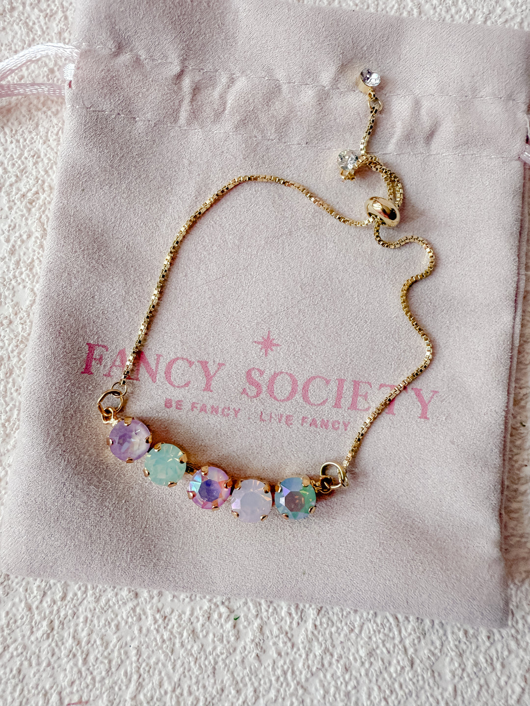 Libby Dreamy Sugar Plum Adjustable Bracelet