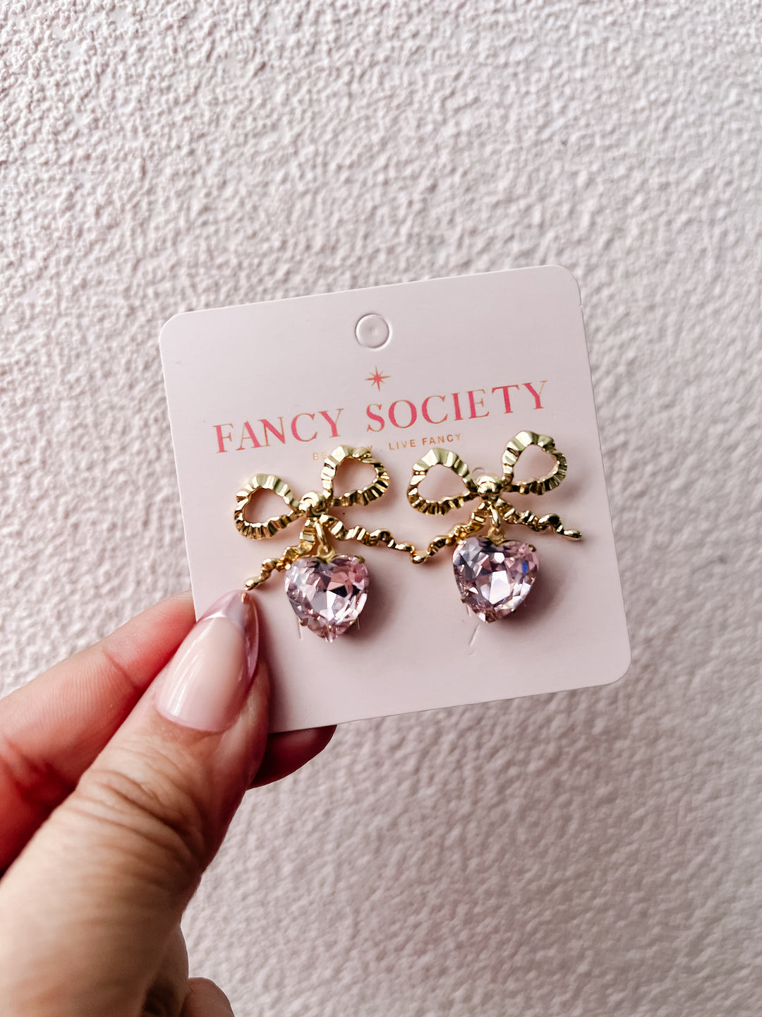 Darling Bow and Heart Earrings