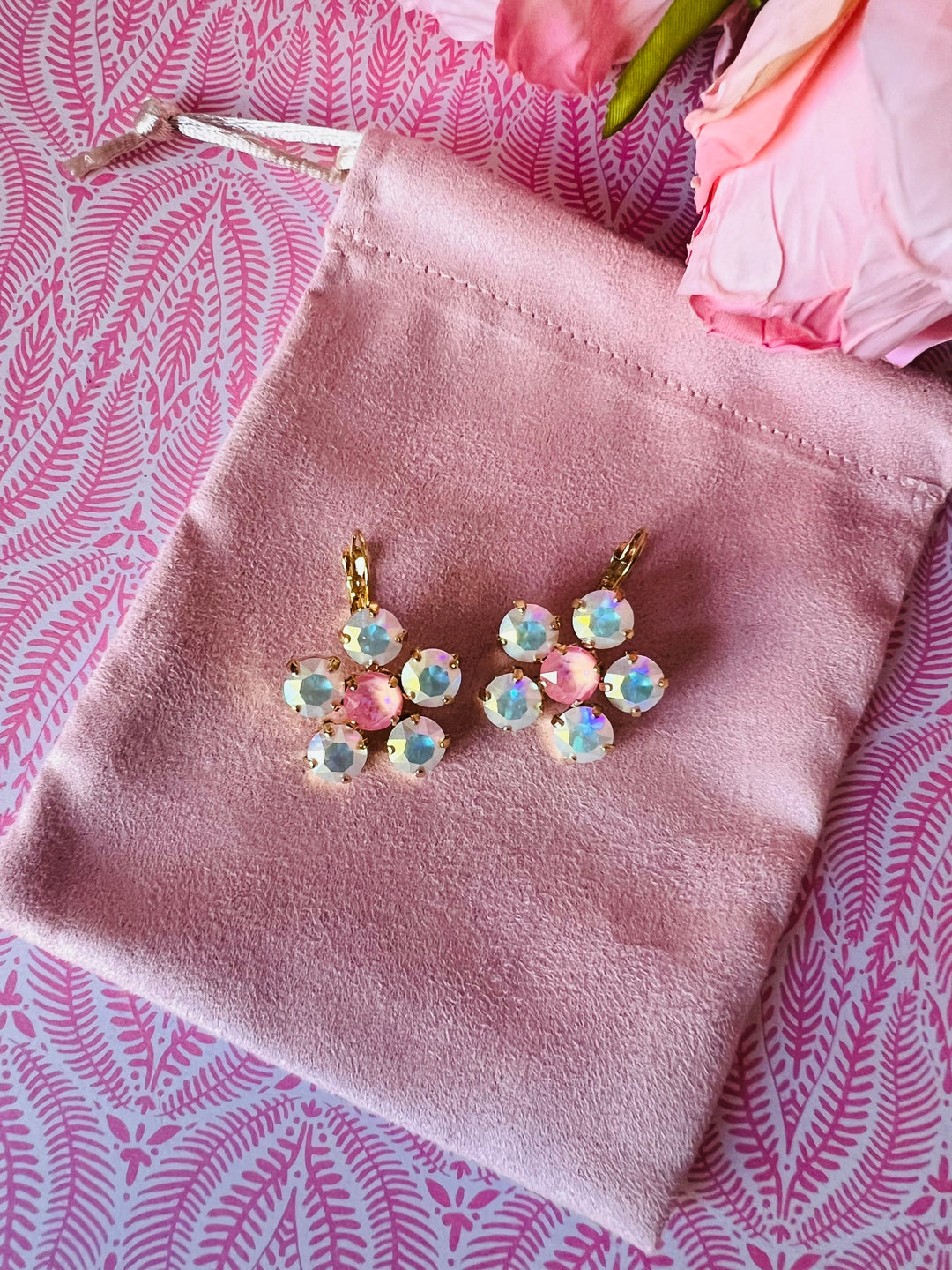 Rosie - Frosted Aurora Earrings