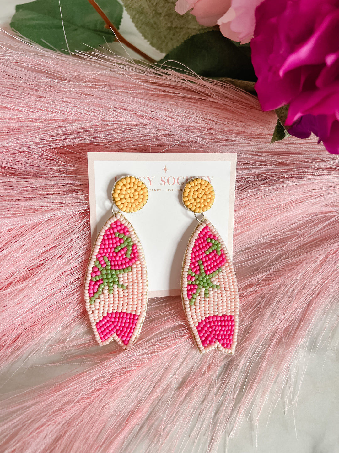 Barbie Inspired Surfboard Earrings