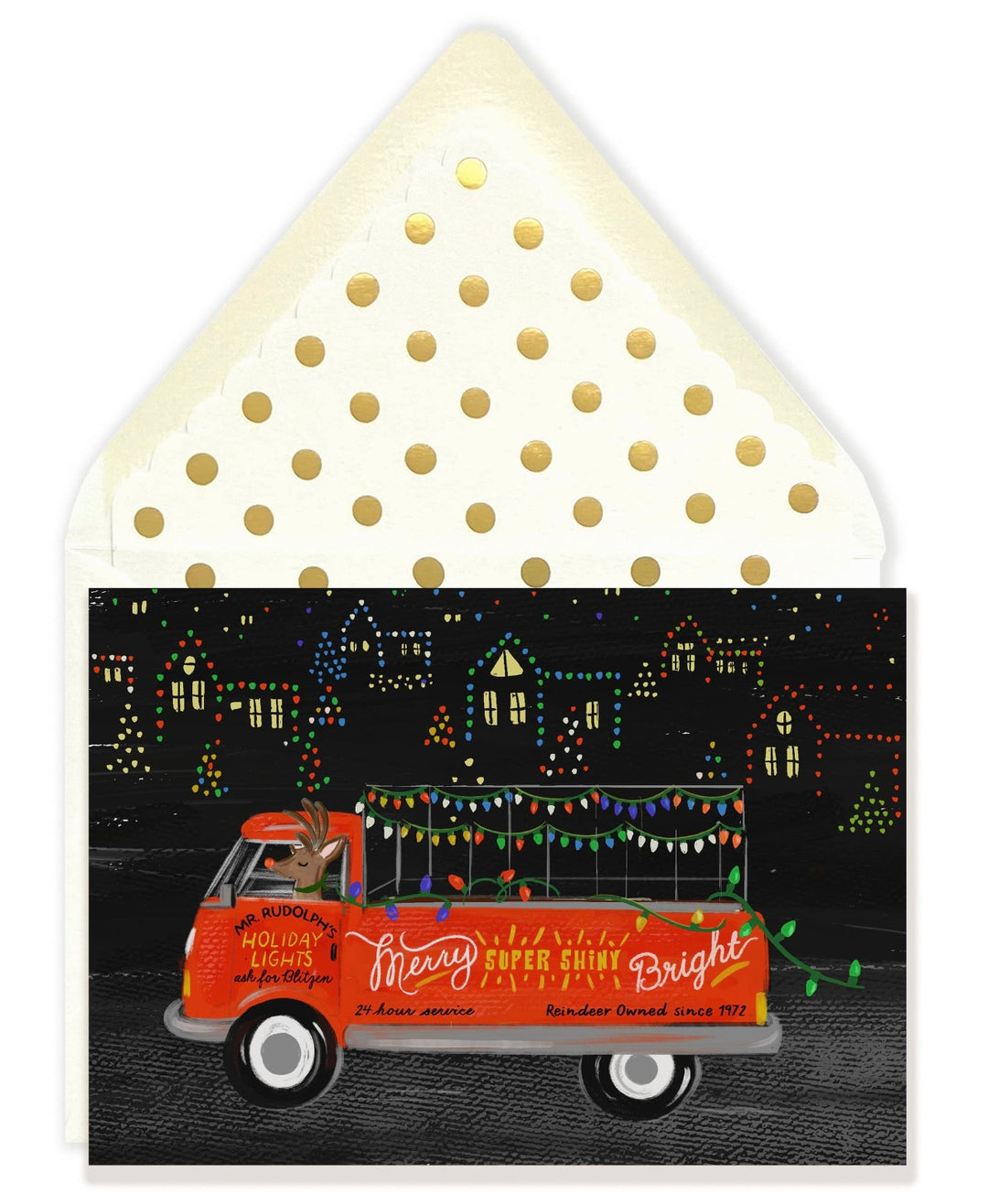 Mr.Rudolph Christmas Service Card