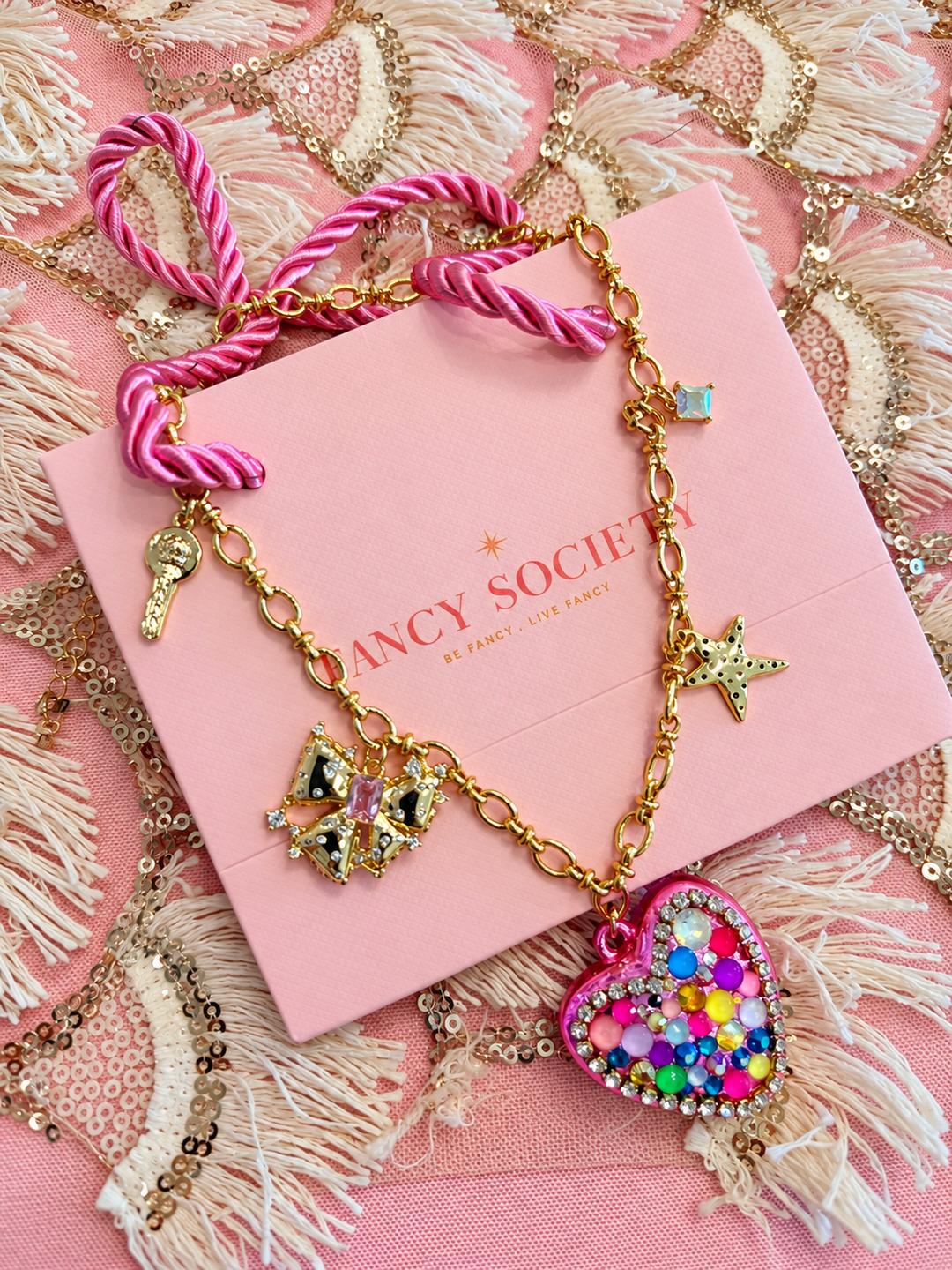 Fancy Girl Festive Charm Necklace