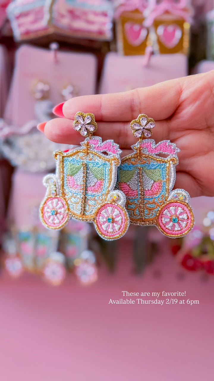 Princess Carriage Earrings