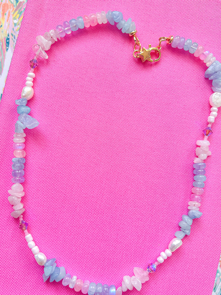 Cotton Candy Beach Necklace