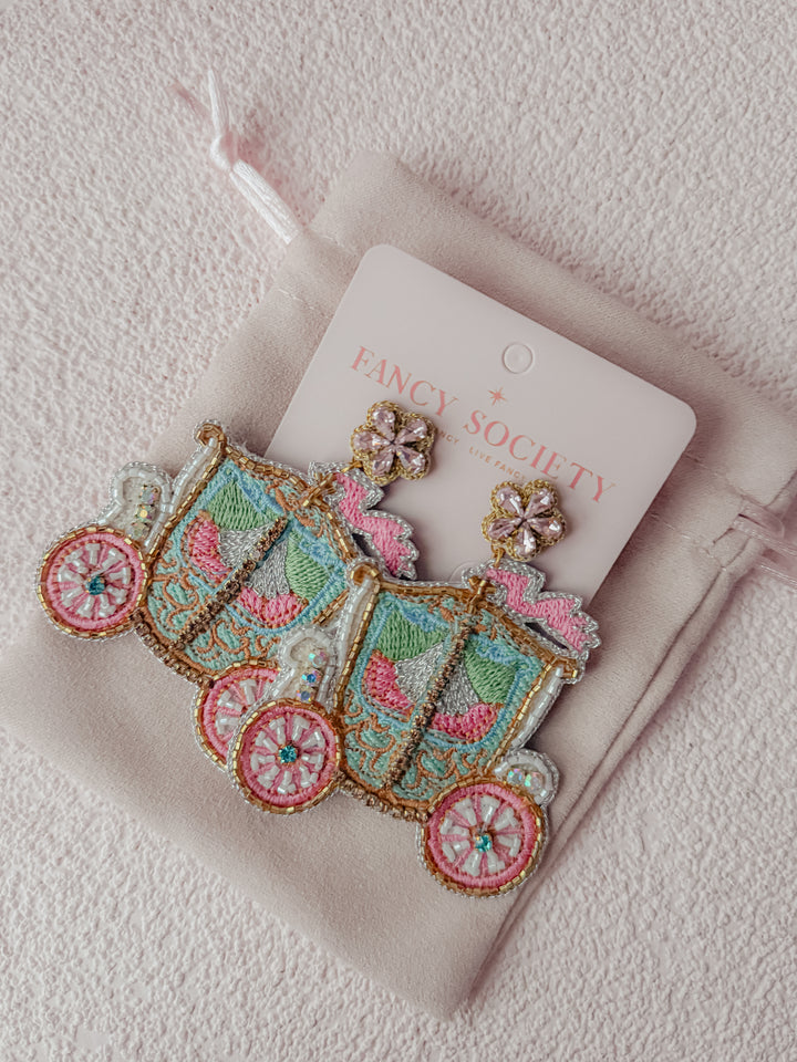 Princess Carriage Earrings