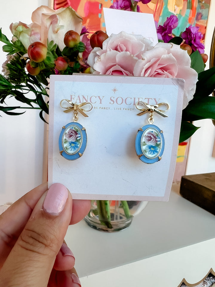 Vintage Rose Earrings