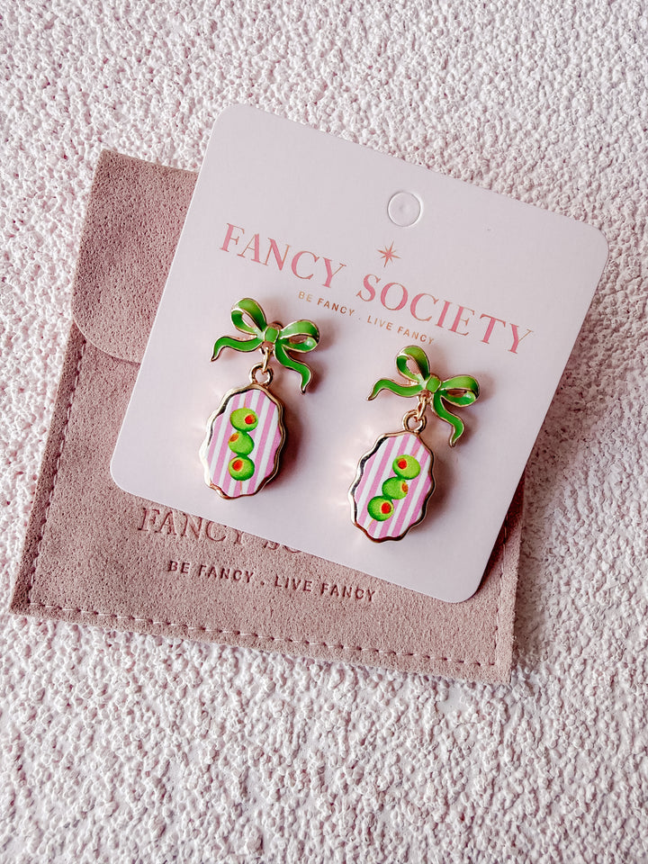 Pretty Little Olive Earrings