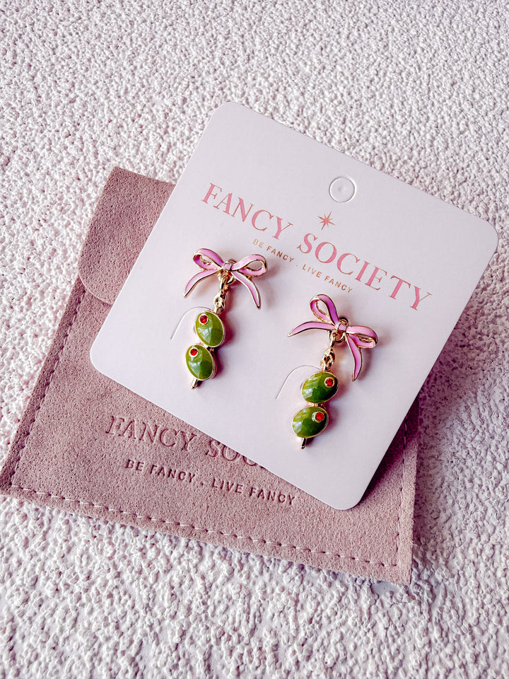 Pretty Little Olive Earrings
