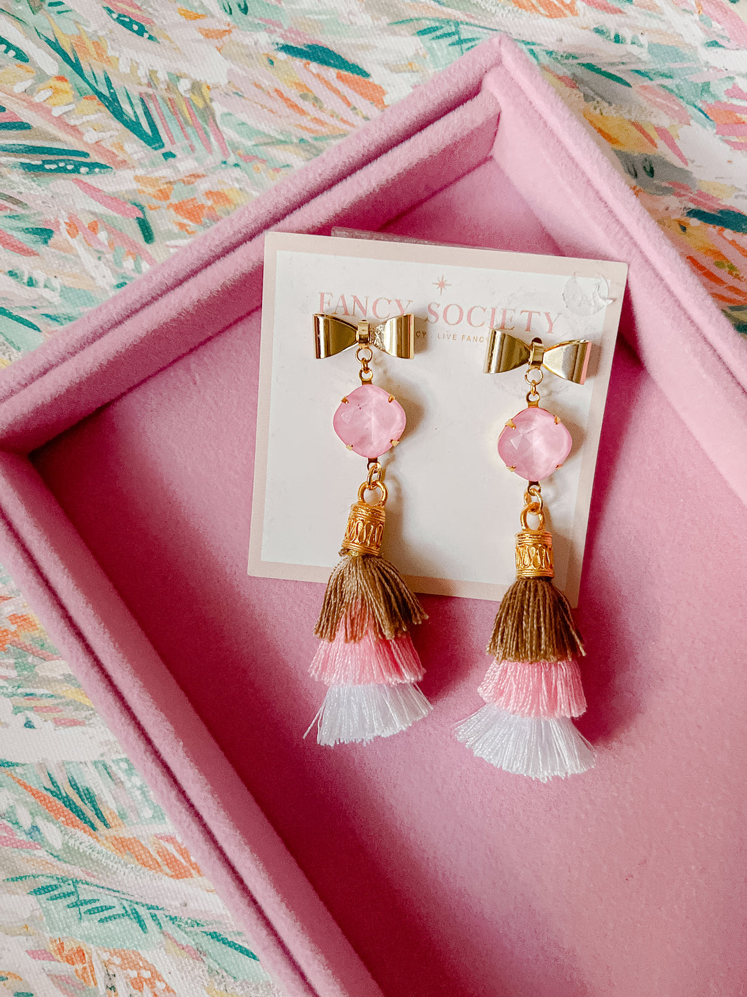 Tassel Neapolitan Earrings