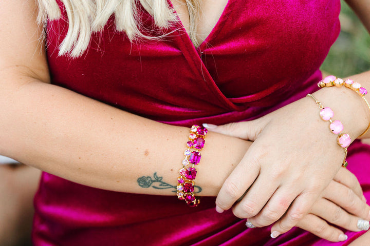 Athena in Fuchsia Bracelet