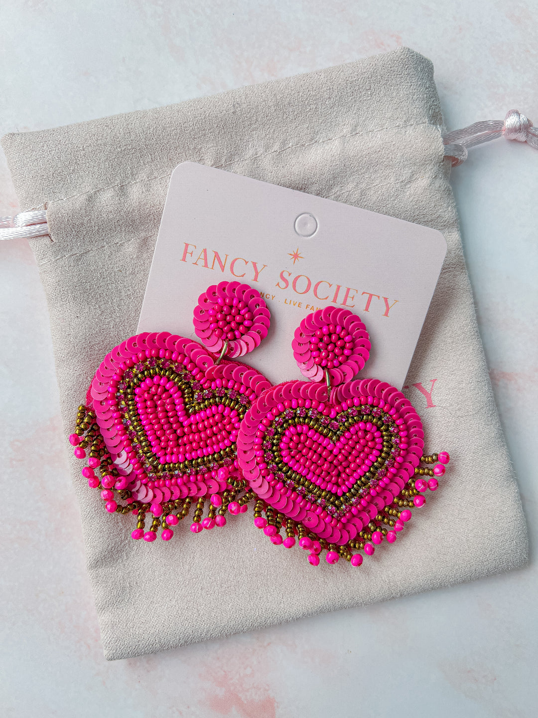 Fancy Heart Earrings