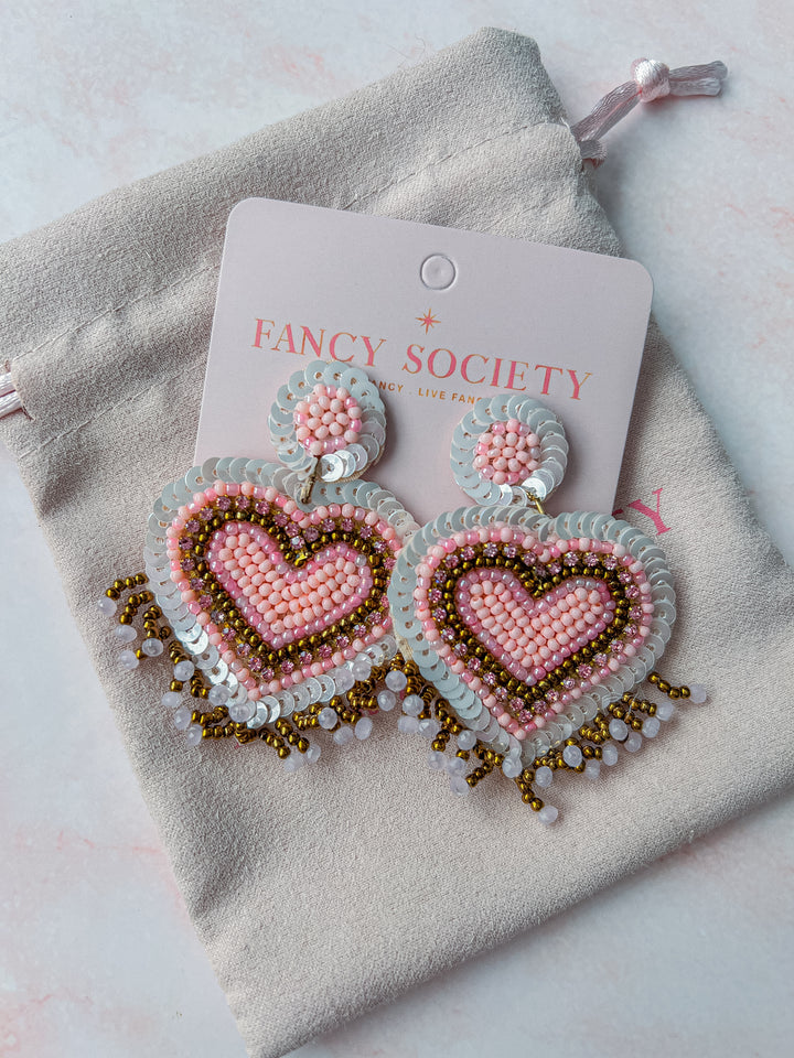 Fancy Heart Earrings